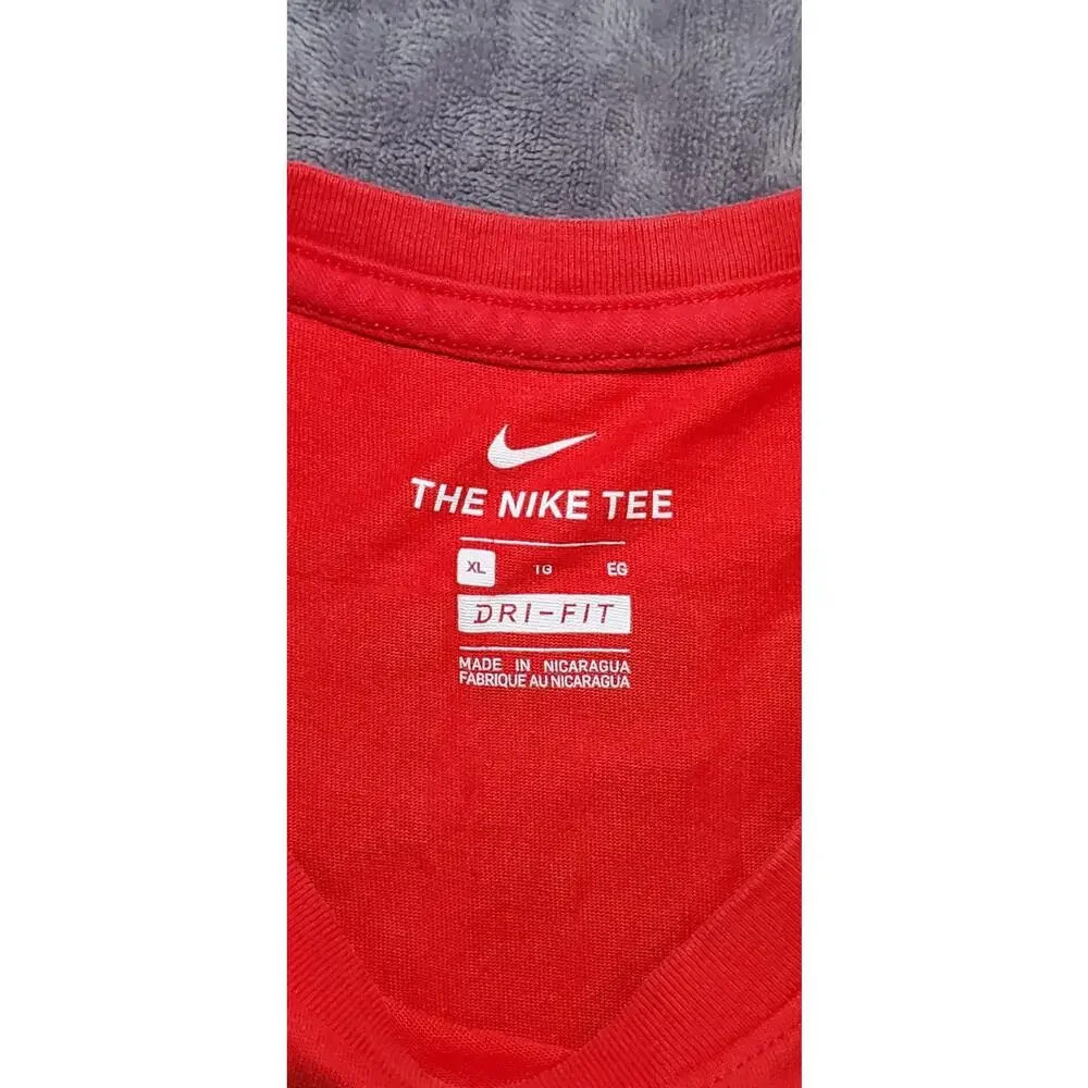 Nike Tee Kansas City Chiefs Sz XL Men's Red Hardman 17 Dri-Fit NFL Football C31